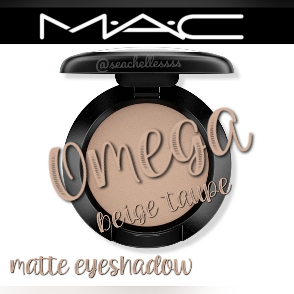 MAC Cosmetics Omega Matte Eyeshadow Beige Taupe Brand New In Box Full Size